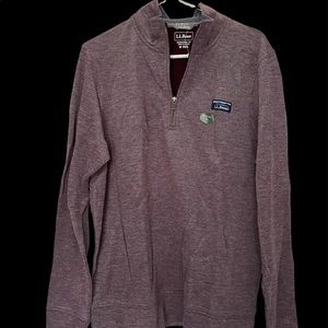 Men’s L.L. Bean  1/4 zip pullover